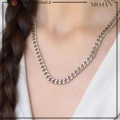 زنجیر کارتیه 5میل سفیدکد00112 موژان حیدری