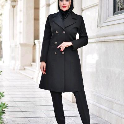 مانتو اداری زنانه کرپ مدل مانتو شلوار مازراتی