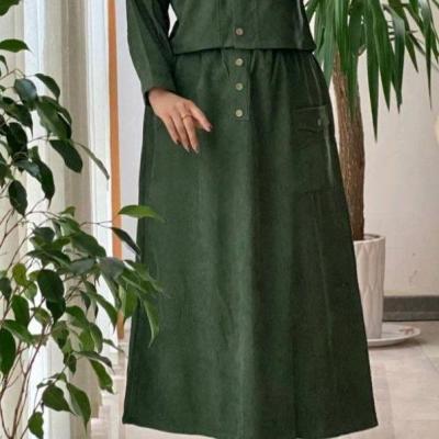 ست کت دامن پاییزه مدل تندیس