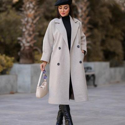 پالتو فوتر یقه انگلیسی کمر پاگن