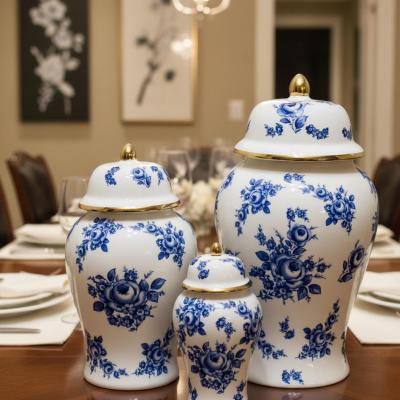 جینجر جار طرح آبی