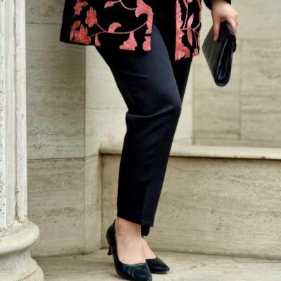 شلوار راسته کرپ مازراتی زنانه