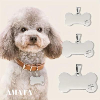 آویز قلاده سگ و گربه با حک دلخواه