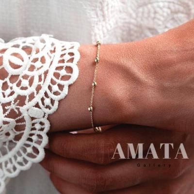 دستبند استیل توپی