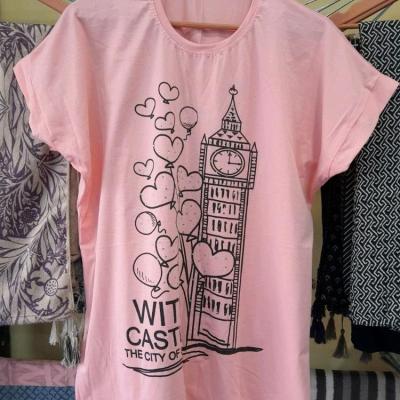 تیشرت زنانه دخترانه (ارسال رایگان) عبیرشاپ