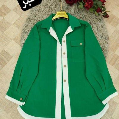 مانتو اسپرت زنانه لنین مدل لب سفید