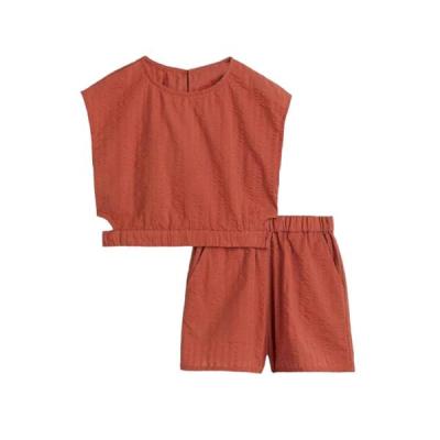 ست تاپ و شلوارک دخترانه اچ اند ام کد 5002