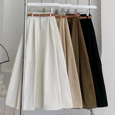 دامن پیلیدار جنس لینن درجه یک