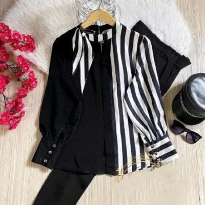 شومیز راه راه کد 81935دسته‌بندی : تاپ،شومیز،بلوز