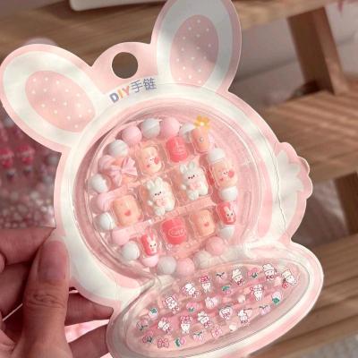 پک ست دست بند و ناخن و استیکر خرگوشی