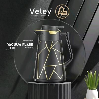 فلاسک چای شیشه قرمز