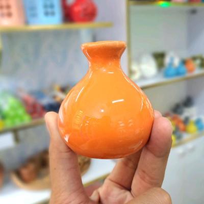 گلدان کوچک سرامیکی بامبو