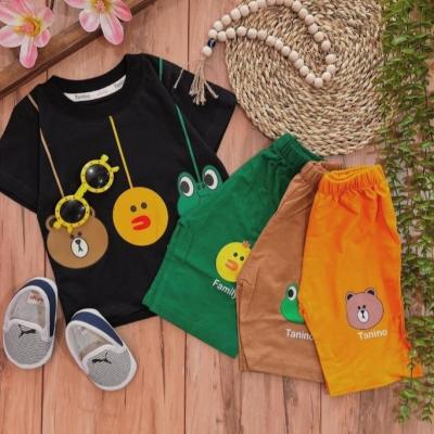 ست تیشرت شلوارک فمیلی