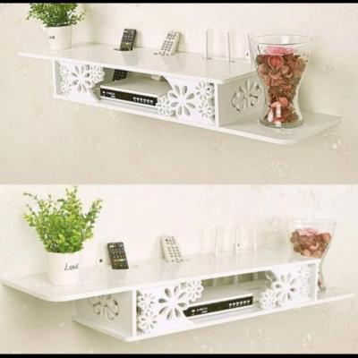 شلف دیواری تلویزیون طرح گل