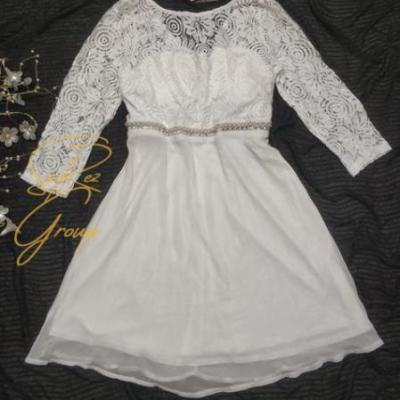 پیراهن فورمالیته سفید SIS-01-XL