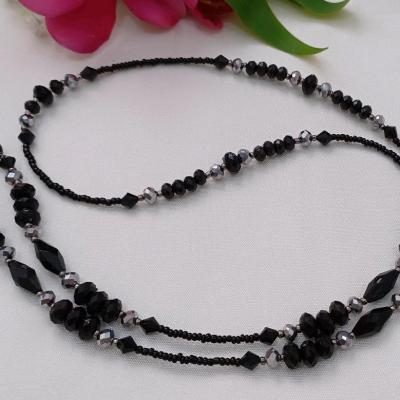 بند عینک زنانه مشکی مناسب ماه محرم