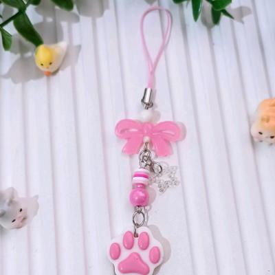 آویز موبایل و فلش پنجه گربه ، فونچارم