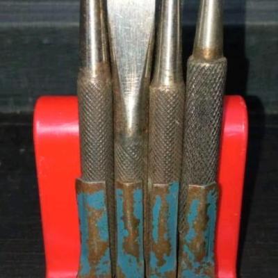 ست 4 عددی سنبه و قلم آلمانی مینیاتوری