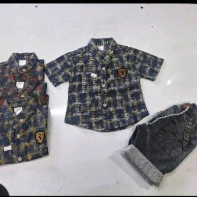 پیراهن آستین کوتاه با شلوارک