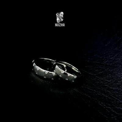 حلقه ست نقره زنانه ومردانه کدhs1011