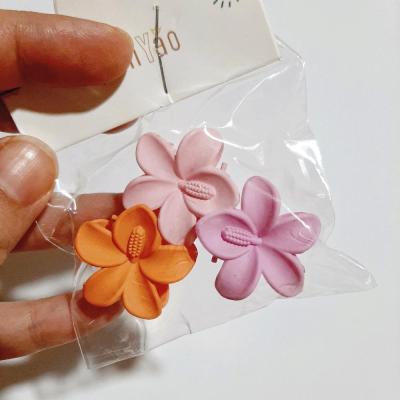 کلیپس کوچک شمعی طرح گل، بسته 3عددی