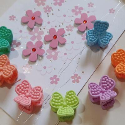 کلیپس شمعی خاویاری طرح گل، بسته2عددی