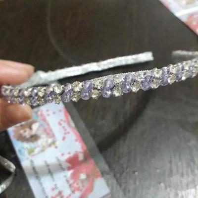 تل نگینی دو رنگ کریستال