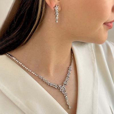 سرویس جواهری پرکار سفید عروس