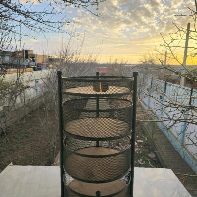 جامیوه ای، جا پیازی وجا سیب زمینی 4طبقه جنس فلزی