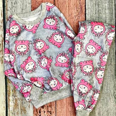 بلوز و شلوار مخمل یونیکورن