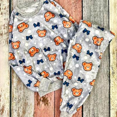 بلوز و شلوار بچگانه مخمل خرس-157980