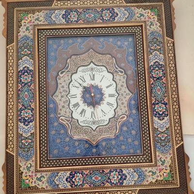 ساعت میناکاری خاتم‌کاری نفیس سالنی