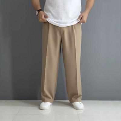 شلوار بگ مازاراتی مردانه رنگ قهوه ای روشن | شلوار اسپرت و شیک پارچه‌ای