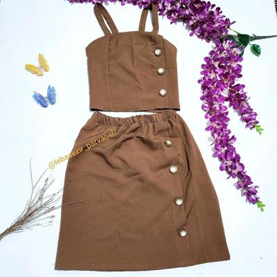 کراپ دامن پشت بندی فری سایز تا 42ـ44