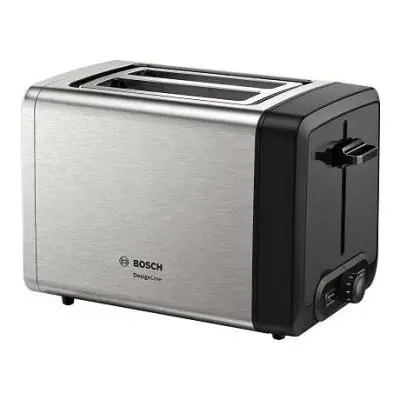 توستر نان بوش مدل TAT4P420 با بدنه استیل ضد زنگ و دکمه چرخشی