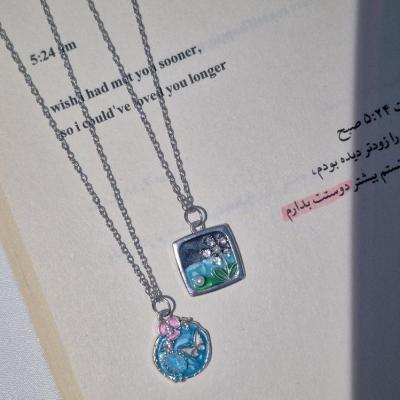 گردنبند مینا کاری