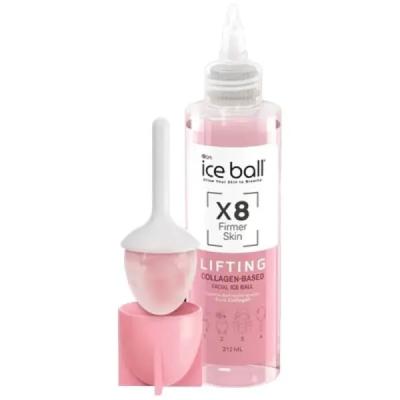 ژل آبرسان کلاژن لیفتینگ صورت آیس بال مدل صورتی