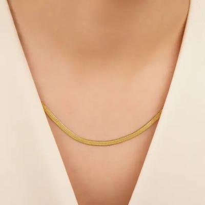 زنجیر مدل ماری استیل 304 و 5میل طلایی