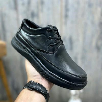 کفش مردانه طبی چرم خارجی زیره سبک مدل تحسین tahsin