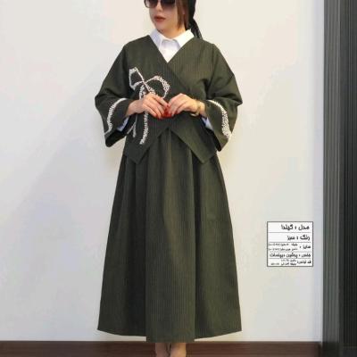 ست مانتو دامن سایز بزرگ گیلدا(موجودی‌سوال شود)