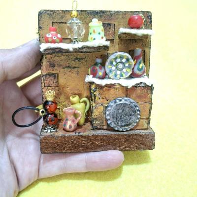 مگنت آشپزخانه و یخچال، طرح آشپزخانه قدیمی آشپزخانه مینیاتوری تزیینی