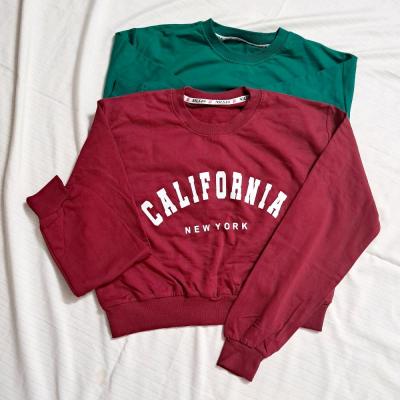 کراپ دورس استین بلند دو نخ کالیفرنیا