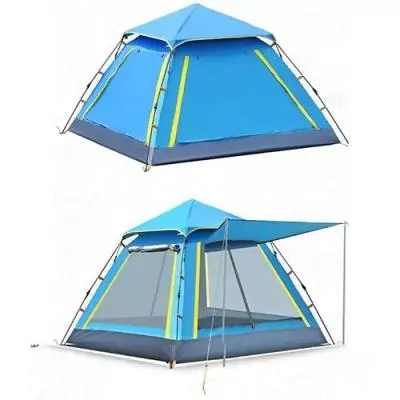 چادر کمپینگ اتوماتیک 4 نفره جانگل کینگ سایه‌بان دار مدل cy-112