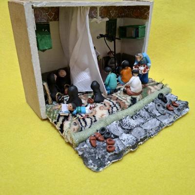 تابلوی تزیینی ،ماکت محل کار ،دیوارکوب ،ماکت مشاغل، مسجد