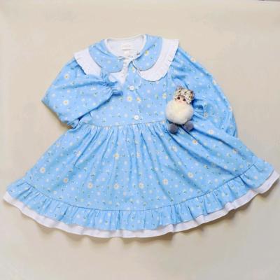 پیراهن دخترانه مخمل کبریتی