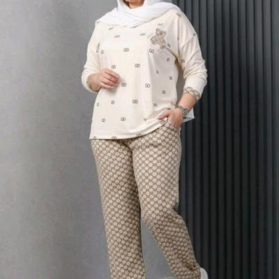 ست بلوز و شلوار زنانه Gucci ، ارسال رایگان ، دورس لطیف ، فری تا 46