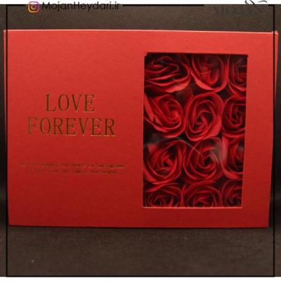 پک گردنبند مروارید عشق VIP همراه 12 گل قرمز و عکس اختصاصی (مروارید پرورشی اصل)