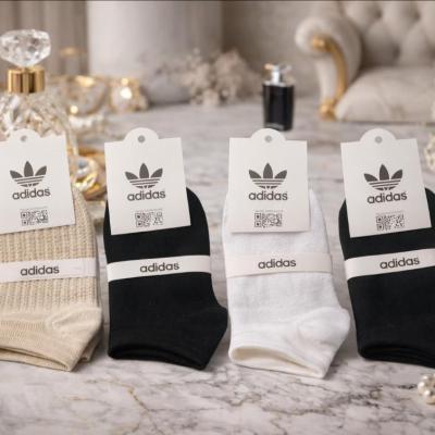 جوراب زیر قوزکی ساده 12 جفتی برند آدیداس نرم و لطیف مداوم