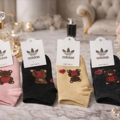 جوراب بچگانه فانتزی 12 جفتی برند آدیداس نرم لطیف مداوم