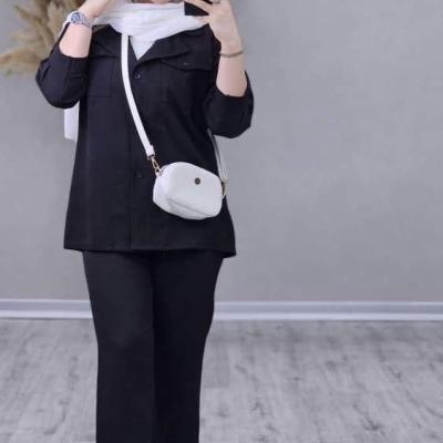 مانتو شلوار زنانه شانتون مدل راحتی